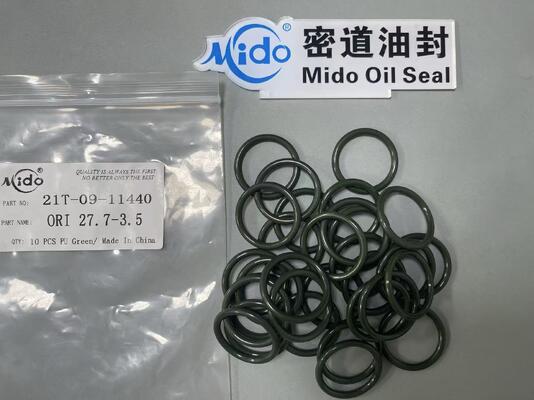21T-09-11440 Komatsu Excavator Seal Kit | Precise Size Specification ORI Green PU O-Rings ORI 27.7-3.5