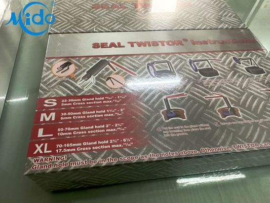 Ferramentas de vedação de borracha metálica Kit de instalação de vedação hidráulica profissional Kit de reparação de vedação de barra durável