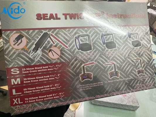 Ferramentas de vedação de borracha metálica Kit de instalação de vedação hidráulica profissional Kit de reparação de vedação de barra durável