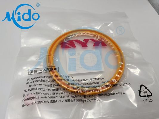  Vedação KAYABA KYB Tamanho 130*150*12 Vedações da Haste do Cilindro Hidráulico Peças Genuínas Cor Laranja