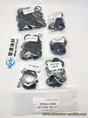 PC220LC-6 6D95 Kit de Vedação da Válvula de Controle Principal da Escavadeira Kit de Reparo