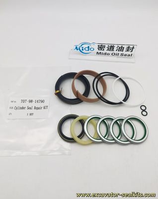Kit de reparo de vedação de cilindro para serviço pesado 707-98-14790 com alta temperatura | Selos resistentes à abrasão