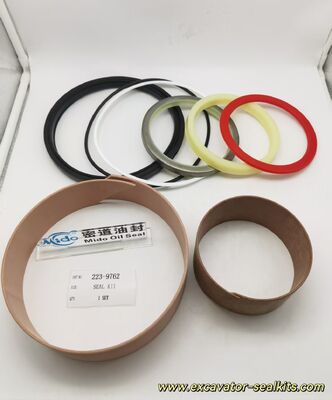 Kit completo de vedação de reposição 211-9762 | Compatível com cilindros hidráulicos de carregadeira CAT 988G