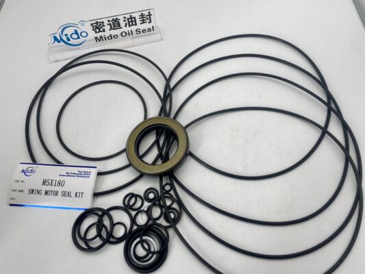 Kit durável de vedação de motor giratório M5X180 para SK330-8 SK350-8, sua vedação hidráulica confiável, pedido em grandes quantidades com fornecimento global