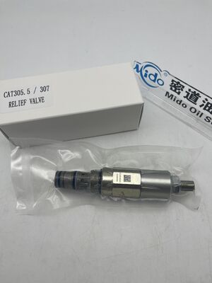 Válvula de alívio para sistema hidráulico de escavadeira Cat 305.5E2 Cat307