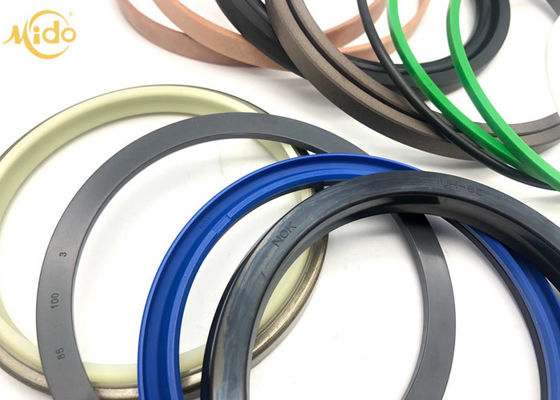 Máquina escavadora Cylinder Seal Kits da CUBETA do BRAÇO do CRESCIMENTO de  do jogo do selo do cilindro hidráulico de MIDAO