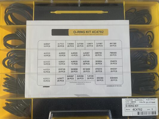 Kit de anéis de vedação de borracha 4C4782 | Selo de substituição para equipamentos pesados