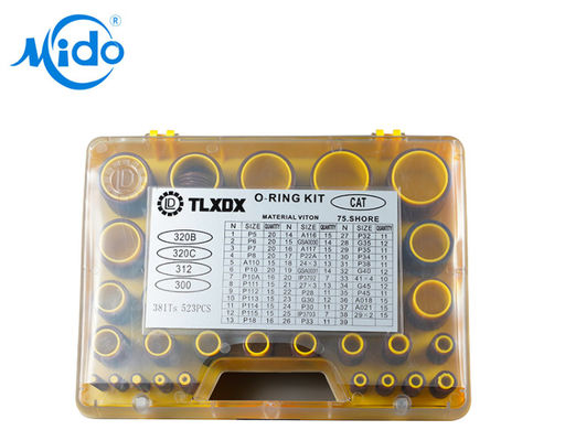 FKM Rubber o Ring Kit Box Excavator de vedação de vedação para cilindro com alta qualidade