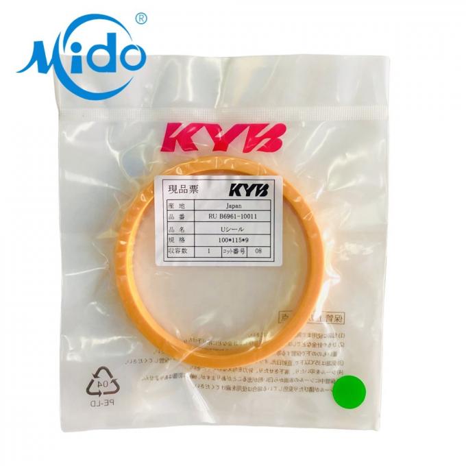 Identificação de Rod Seal 100*115*9 milímetro do cilindro hidráulico de KYB * OD * máquina escavadora Rod Seal Kit de H 0